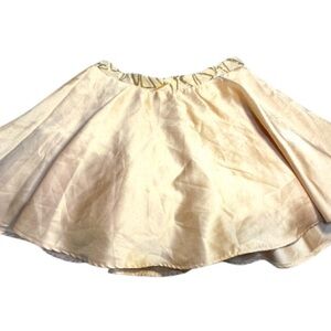 TLC’s Say Yes to the Dress Voluminous Formal Mini Skirt Gold Sequin Waist Tulle